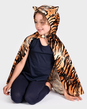 Tiger Costume Cape, size 3-8 years