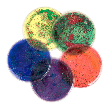 Squidgy Sparkly Fidget Toys, 5 pcs