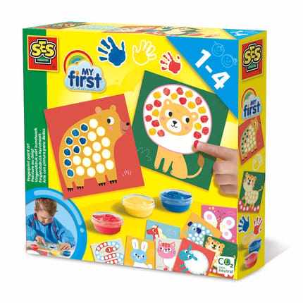 My First - Finger Paint Set with Animal Cards