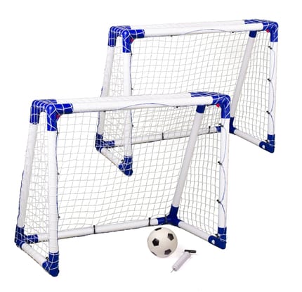 Junior Soccer Goals 110 x 90 x 60 cm, 2 pcs
