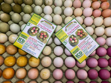 Natural Egg Dye, 5 Colours