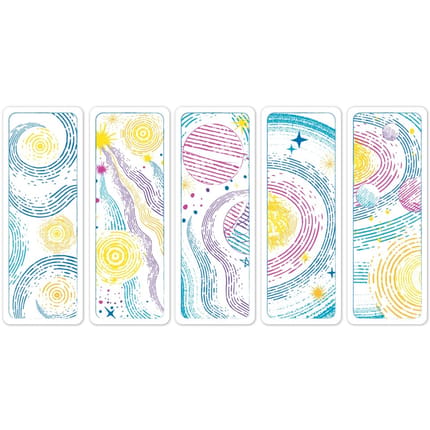 Colour Your Own Bookmarks - Space, 20 pcs
