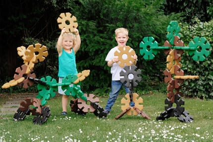 Octoplay Giant Set Natural Colours, 80 pcs