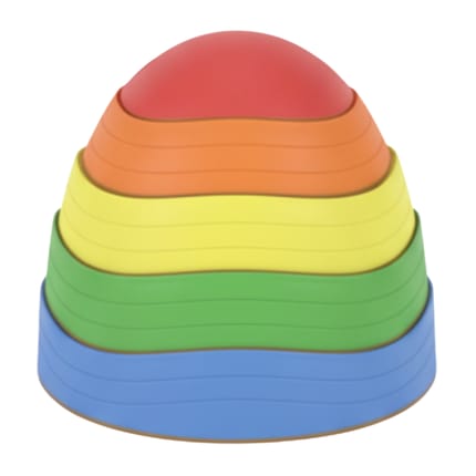 Tumle Stepping Stones - Rainbow, 5 pcs
