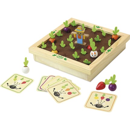 Wooden Memory Game - Vegetable Garden