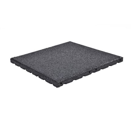Safety Mat 50x50 cm/30 mm - Black (EN approved)