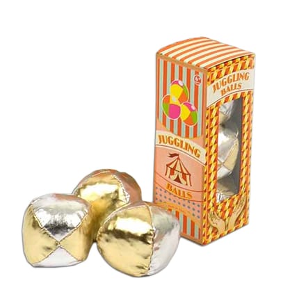 Juggling Balls - Gold/Silver, 3 pcs