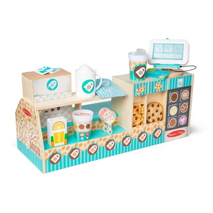 Wooden Cafe Barista Coffee Shop, 35 pcs