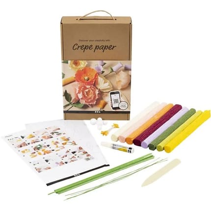 DIY Crepe Paper Flowers with Instructions