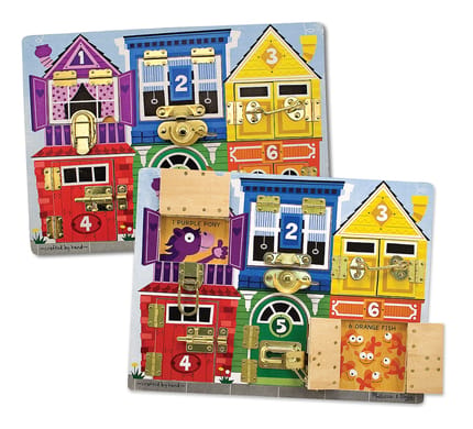 Latches Board with Animals