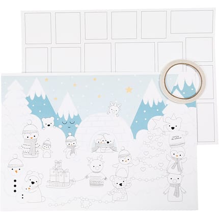 DIY Advent Calendar (incl. Design), 3 pcs