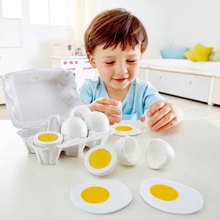 Play Food - Egg Carton with 6 Eggs