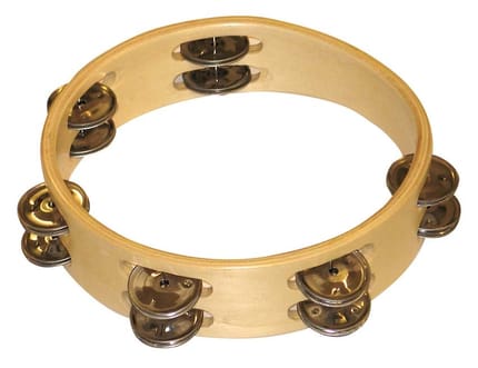 Wooden Tambourine, 21 cm