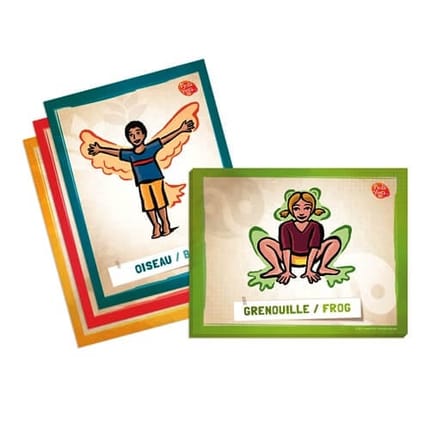 Yoga Poses Flash Cards, 32 pcs