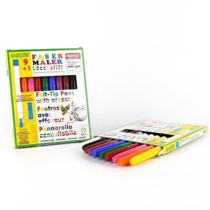 Magic Markers incl. Eraser Pen, 10 pcs