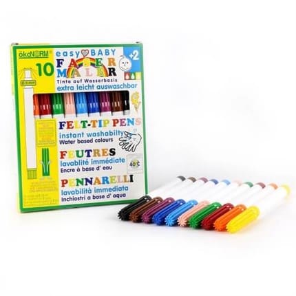 Markers for Toddlers (from 2 years) 5 mm, 10 pcs