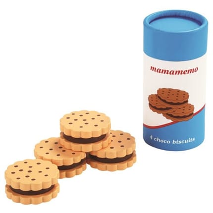 Play Food - Chocolate Biscuits, 4 pcs