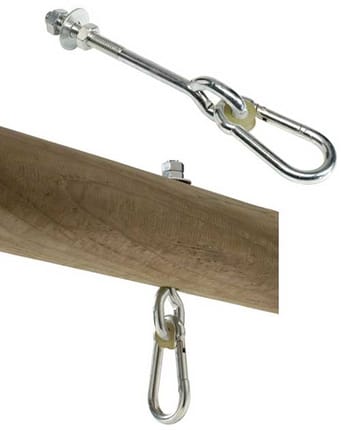 Swing Accs. - Hook with Carabiner, 140 mm