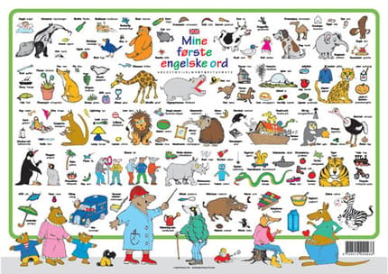 Placemat - My First English Words