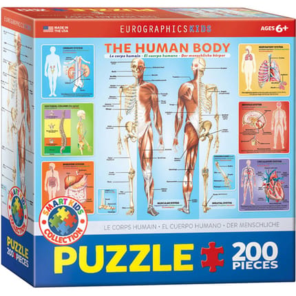 Puzzle - The Human Body, 200 pcs
