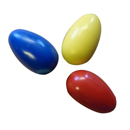Wooden Egg Shakers, 3 pcs