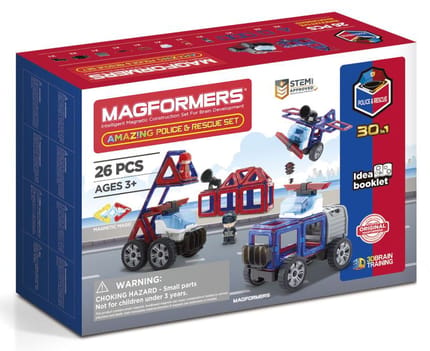 Magformers - Amazing Police & Rescue Set, 26 pcs