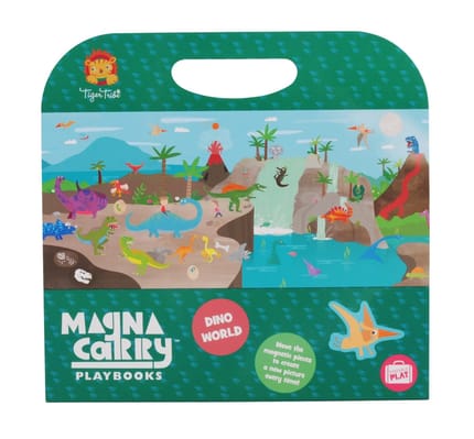 Magna Carry Magnetic Play Book - Dino World
