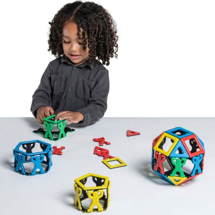 Polydron Magnetic Acrobats Set, 54 pcs