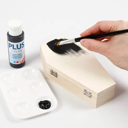 Paint Your Own Halloween Coffin