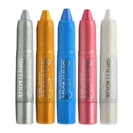 Face Paint - 5 Crayons, Metallic