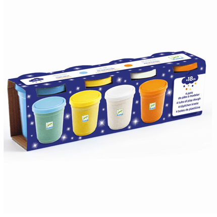 Modelling Clay 4 x 140 g - Glitter
