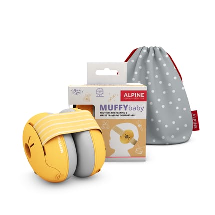 Muffy Baby Earmuffs 1-3 yrs - Yellow
