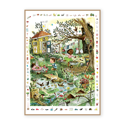 Pelle & Ronja Discovery Poster 50 x 70 cm