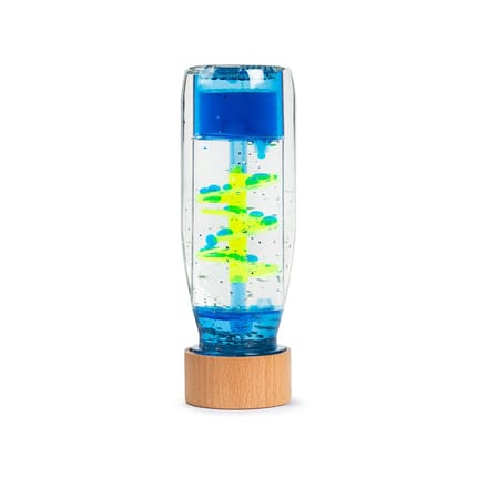Sensory Bottle - Spiral Blue