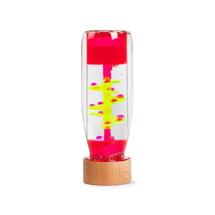 Sensory Bottle - Spiral Pink