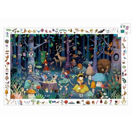 Observation Puzzle - Enchanted Forest, 100 pcs