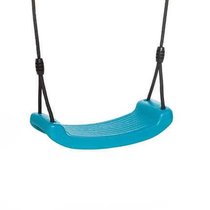 Plastic Swing - Turquoise (Black Rope)