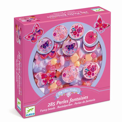 Plastic Beads - Butterflies, 285 pcs