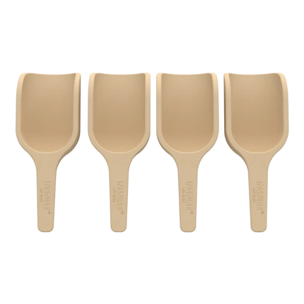 Mini Scoops for Sensory Play - Natural, 4 pcs