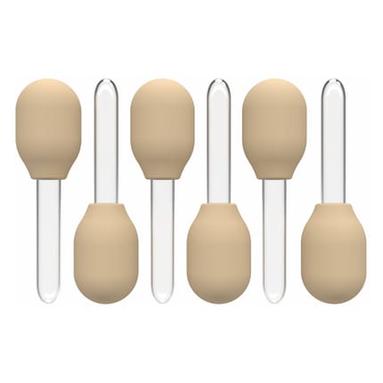 Droppers for Sensory Play - Natural, 6 pcs