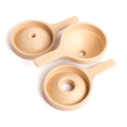 Funnel Set for Sensory Play - Natural, 3 pcs
