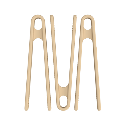 Tongs for Sensory Play - Natural, 3 pcs