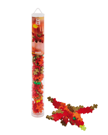 Plus-Plus - Dragon, Tube with 100 pcs