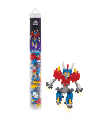 Plus-Plus - Mecha Bot, Tube with 100 pcs