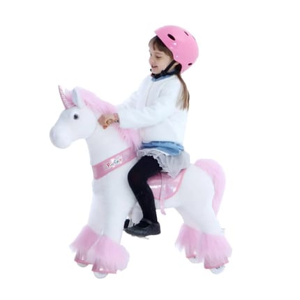 Ride-On Horse - Unicorn Pink, Small
