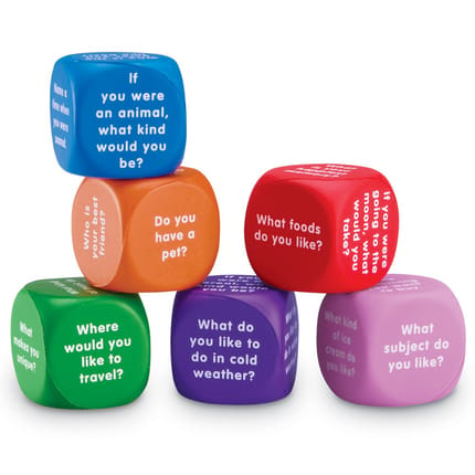 Conversation Cubes (English), 6 pcs