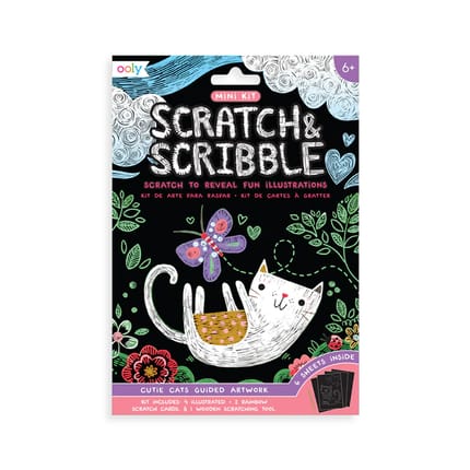 Scratch & Scribble Mini Kit - Cutie Cats