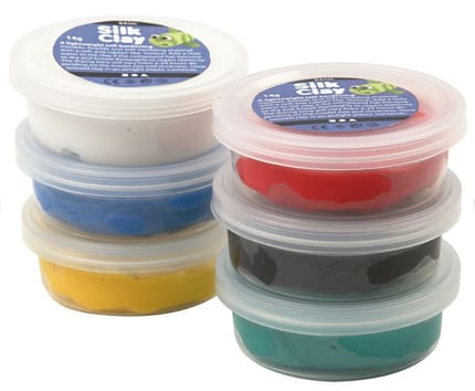 Silk Clay 6x14 gr - Basic Colours