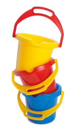 Bucket with Pouring Spout 14 cm (assorted colours)