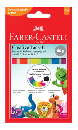 Tack-It Multi-Purpose Sticky Tack - Colours, 50 gr